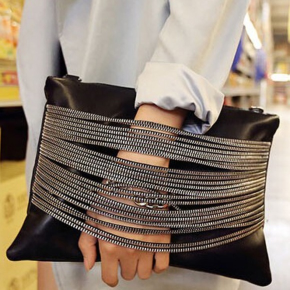 Handbags - Large "Glam Meets Chic" Clutch Chain Shoulder Bag